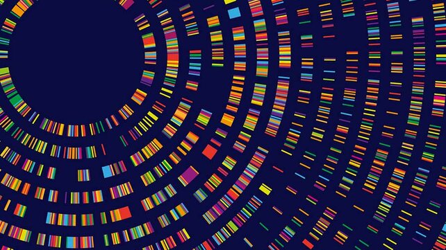 DNA sequencing graphic