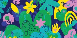 Mental health awareness month graphic